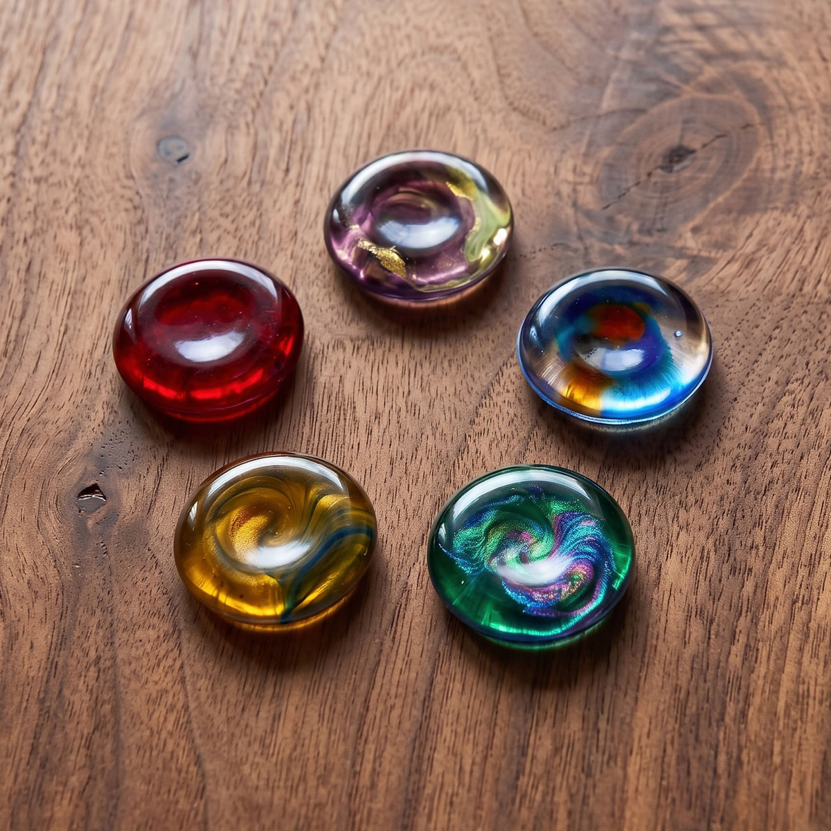 15mm「おはじきC」レジン用モールド