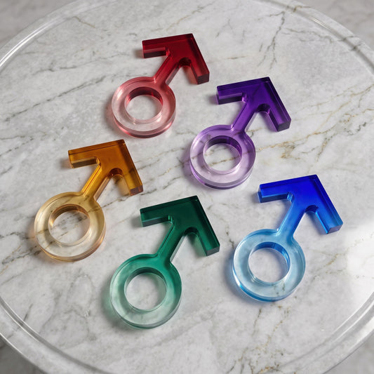 30mm "male symbol plate" resin mold