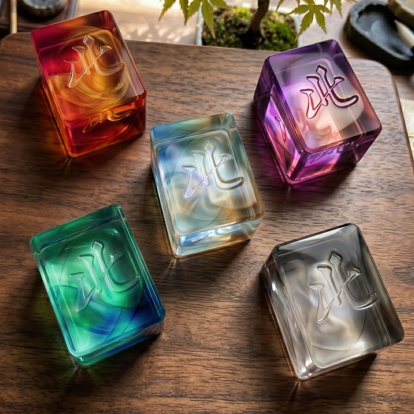 "Mahjong tiles (north)" resin mold