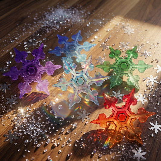 30mm「雪の結晶A」レジン用モールド