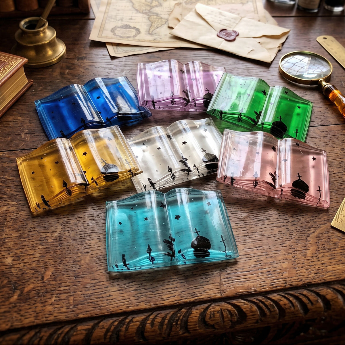 "Book" resin mold