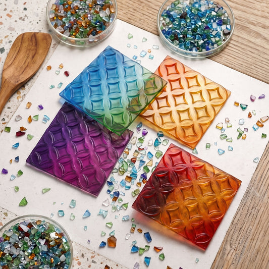 "Shippo pattern" resin mold