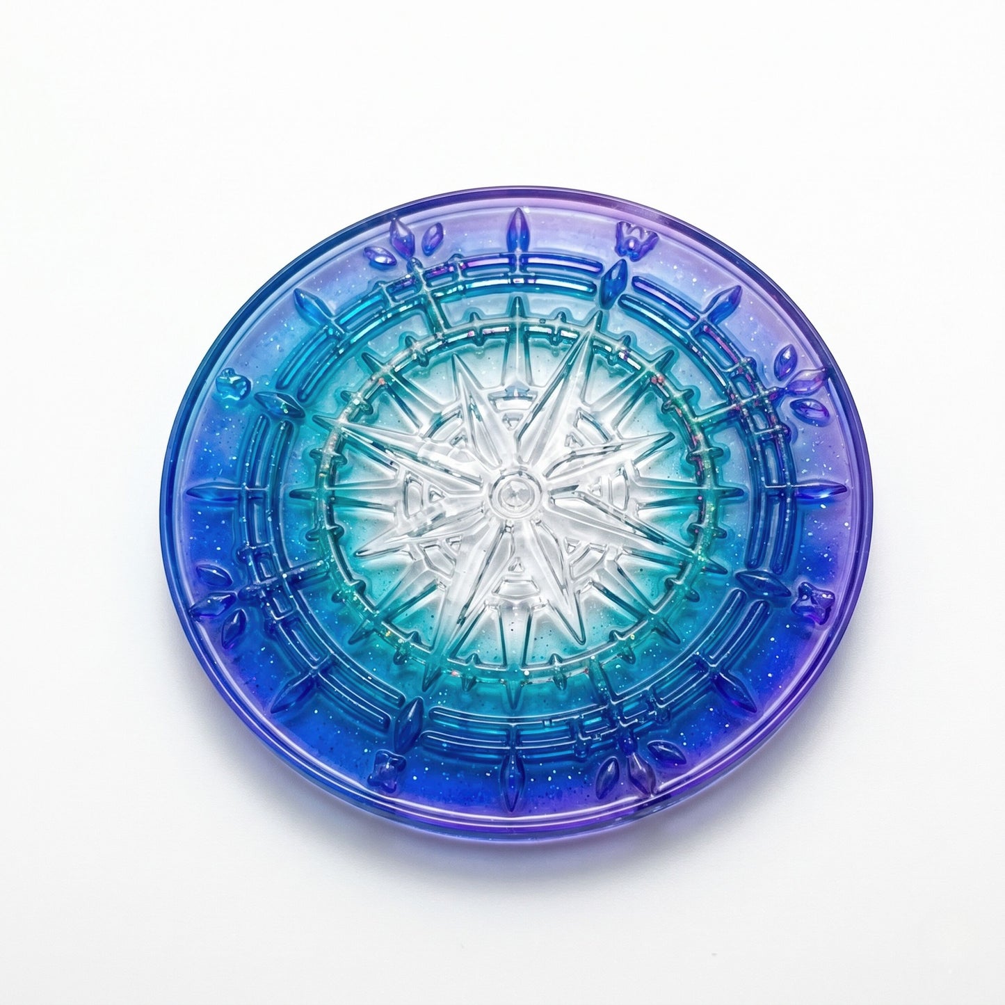 "Compass pattern" resin mold