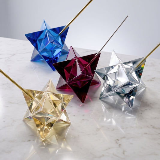 "Merkaba with Center Line" Resin Mold 