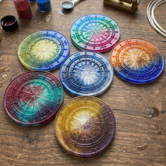 「コンパス模様」レジン用モールド