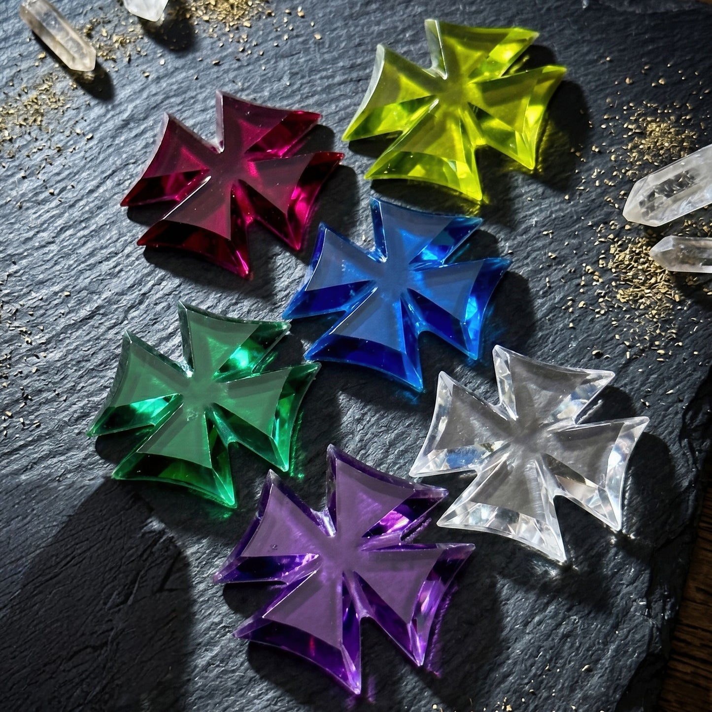 30mm "Maltese Cross" resin mold