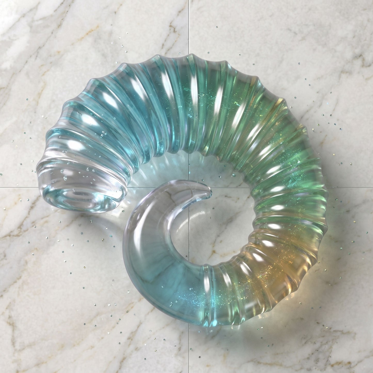 20mm「羊の角」レジン用モールド