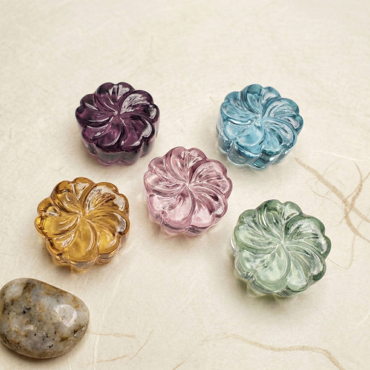 20mm「和菓子（桜C）」レジン用モールド