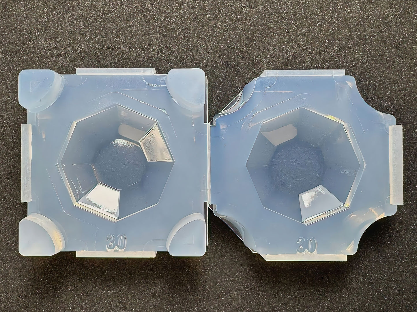 30mm「八角カット」レジン用モールド