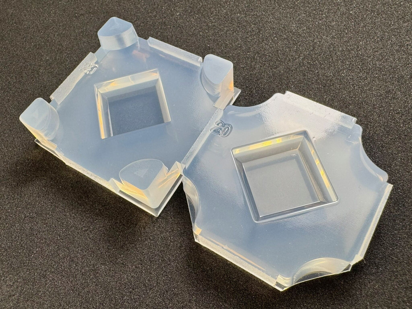 20mm「多段スクエアカット」レジン用モールド
