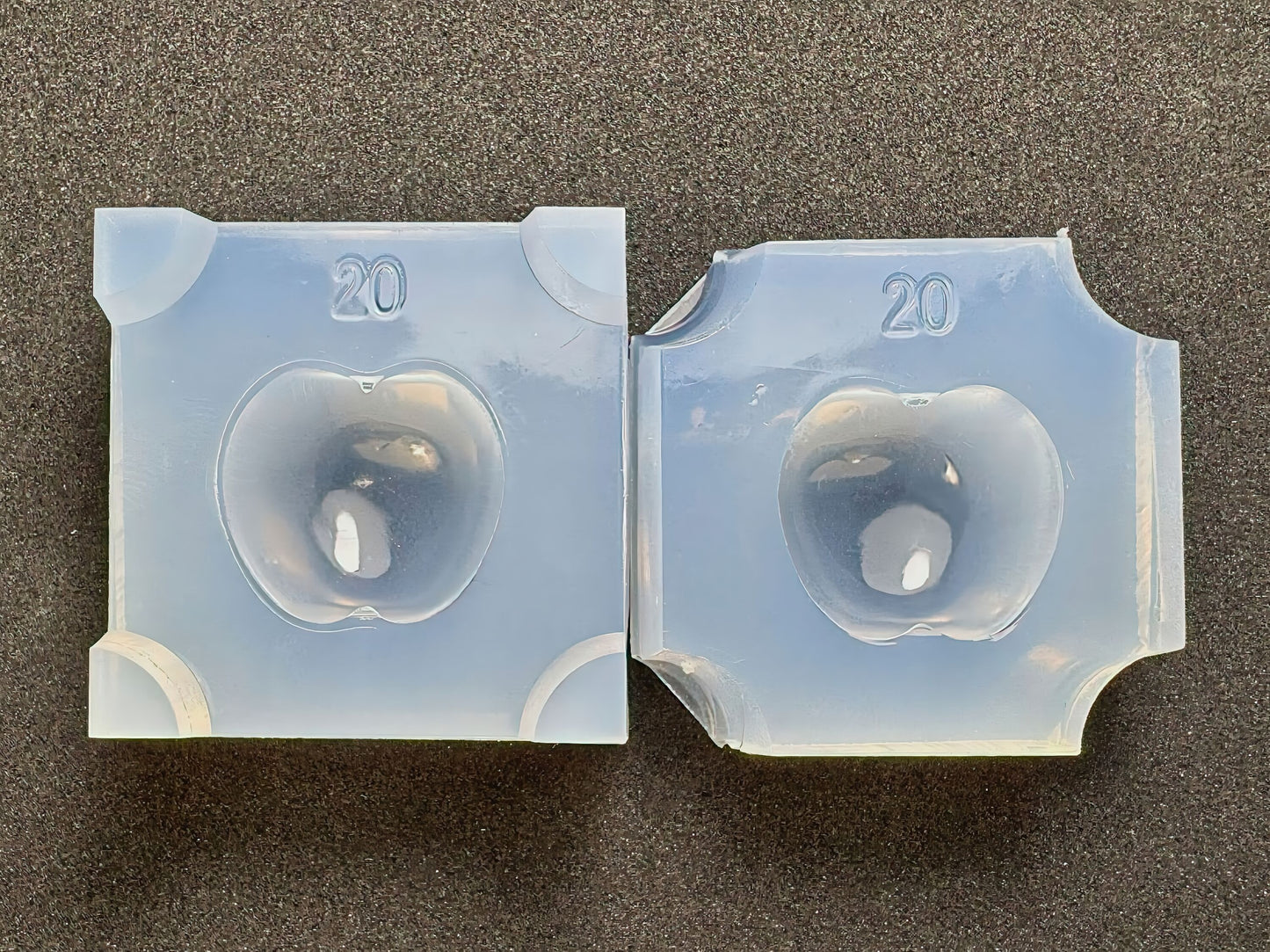 「縦割りリンゴ」レジン用モールド