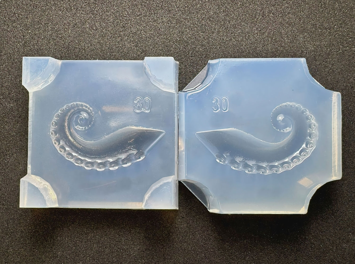 30mm「タコの足」レジン用モールド