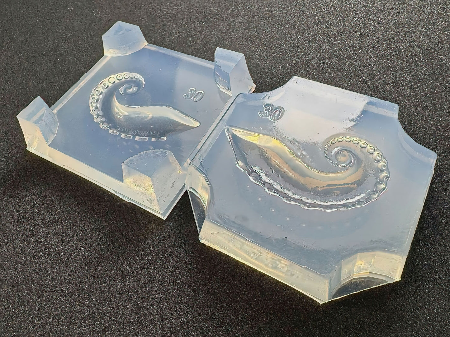 30mm「タコの足」レジン用モールド