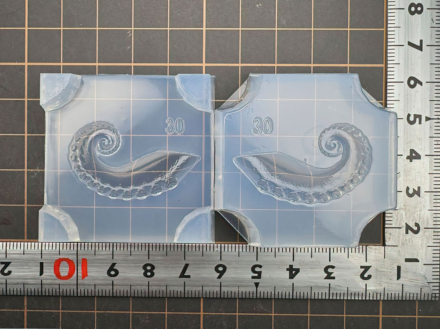 30mm「タコの足」レジン用モールド