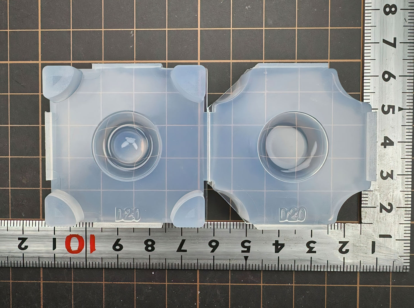 20mm「球体台座D」レジン用モールド