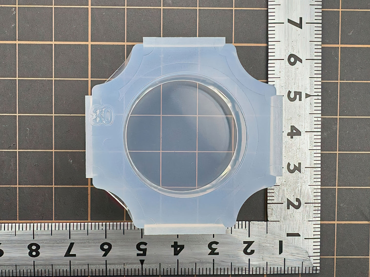 10mm厚「30mm円形」プレートモールド