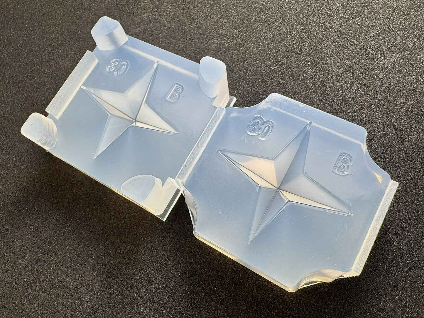 「立体四芒星B」レジン用モールド
