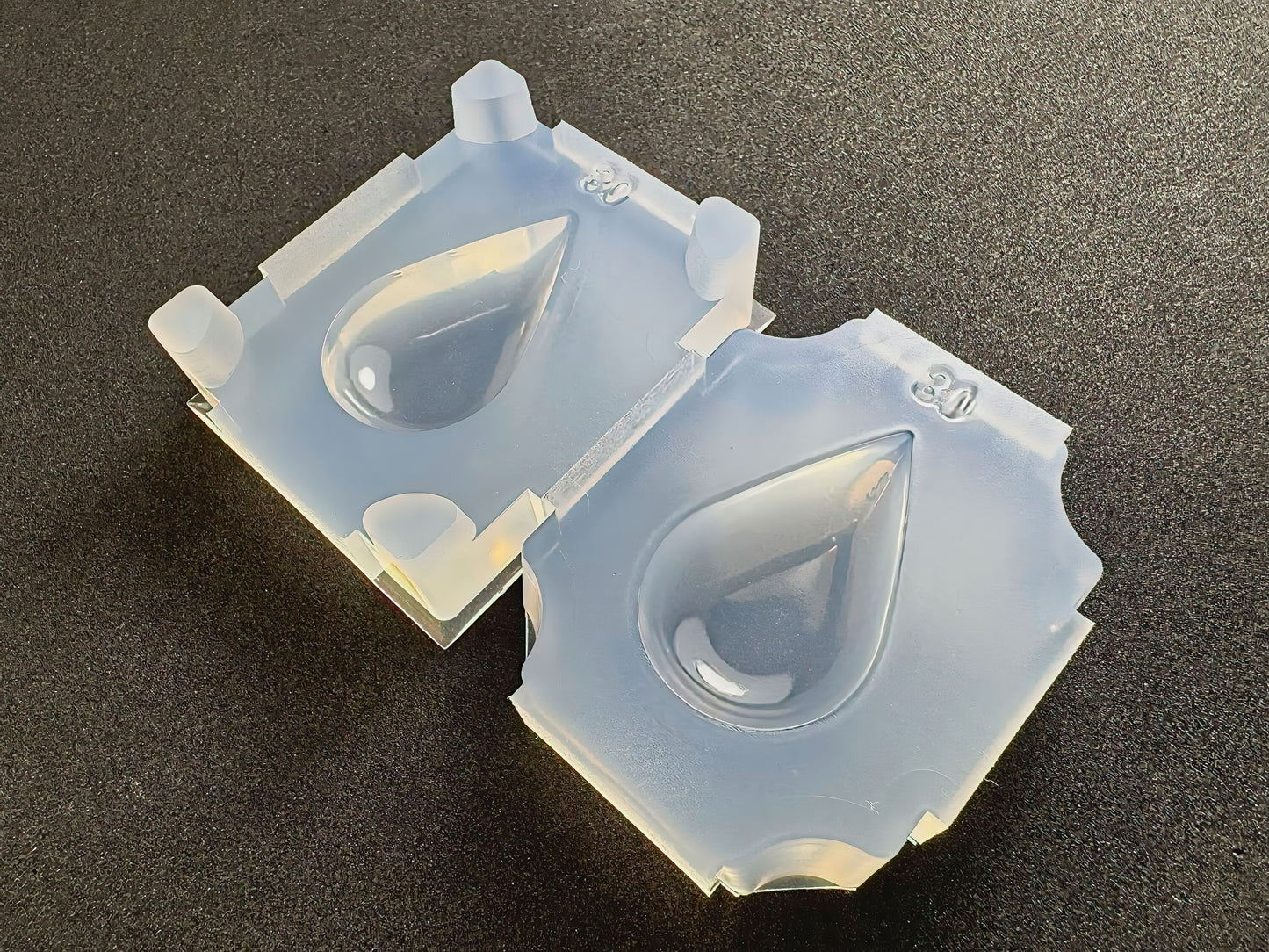 30mm「ぷっくり雫」レジン用モールド