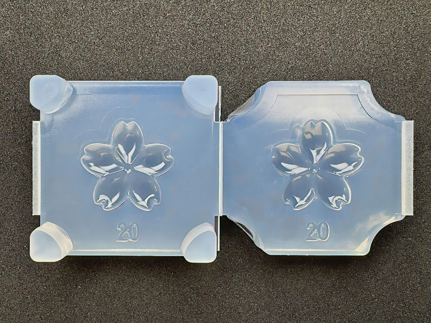20mm「ぷっくり桜」レジン用モールド