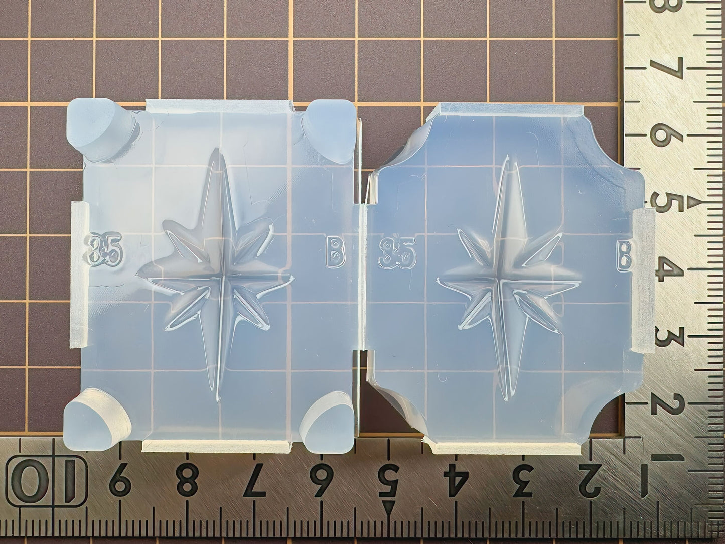 35mm「太陽モチーフB」レジン用モールド