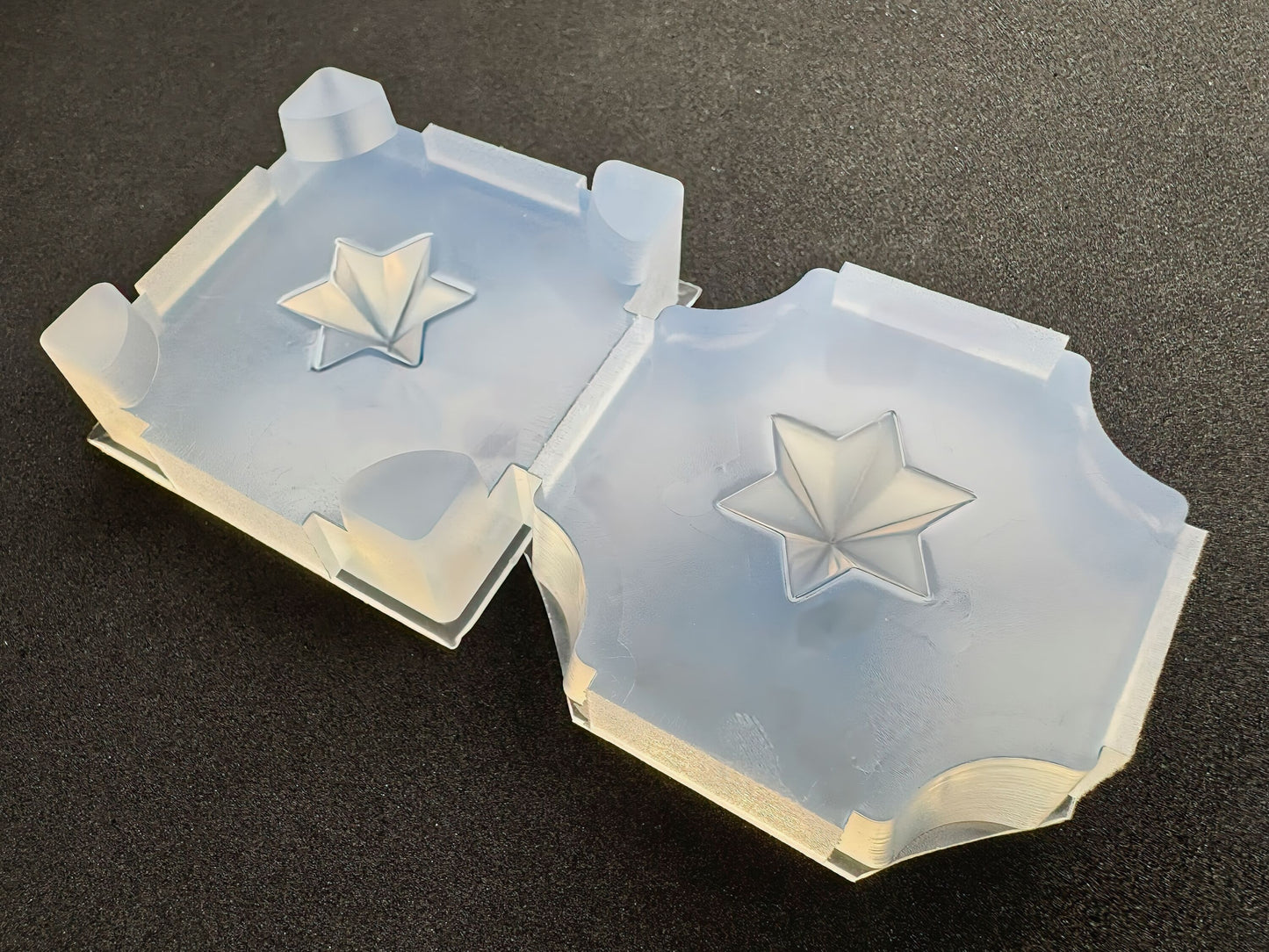 20mm「立体六芒星」レジン用モールド