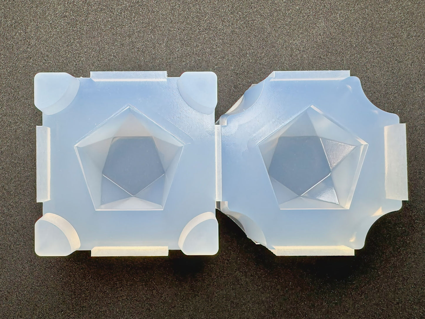 30mm「ペンタゴンカット」レジン用モールド