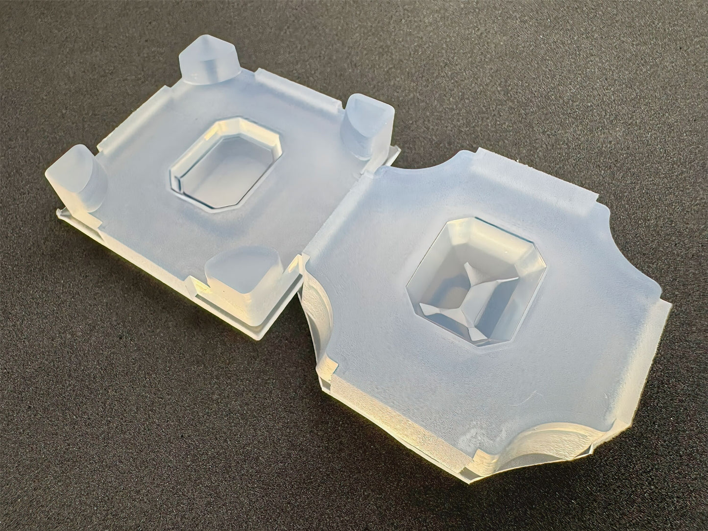 20mm「エメラルドカット」レジン用モールド