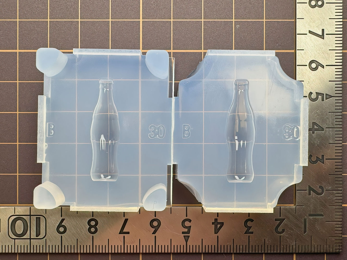 30mm「ガラス瓶B」レジン用モールド