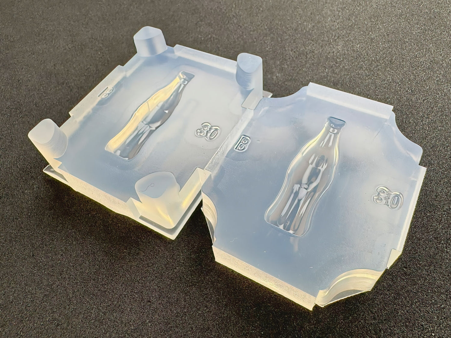 30mm「ガラス瓶B」レジン用モールド
