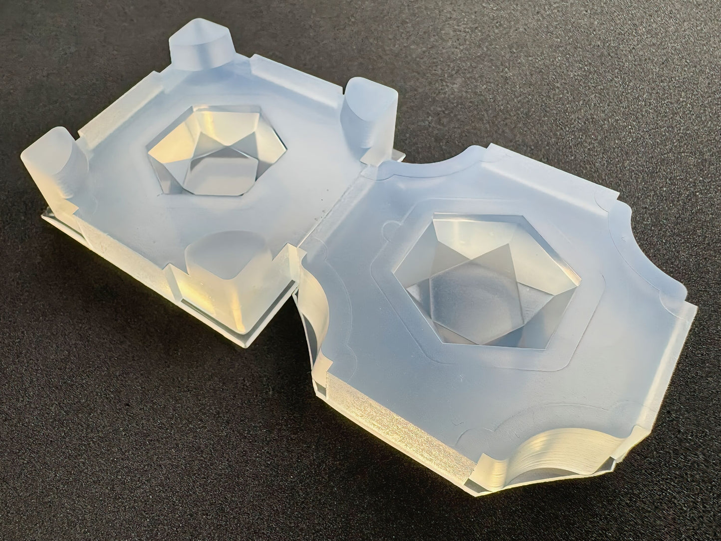 「ヘキサゴンカット」レジン用モールド