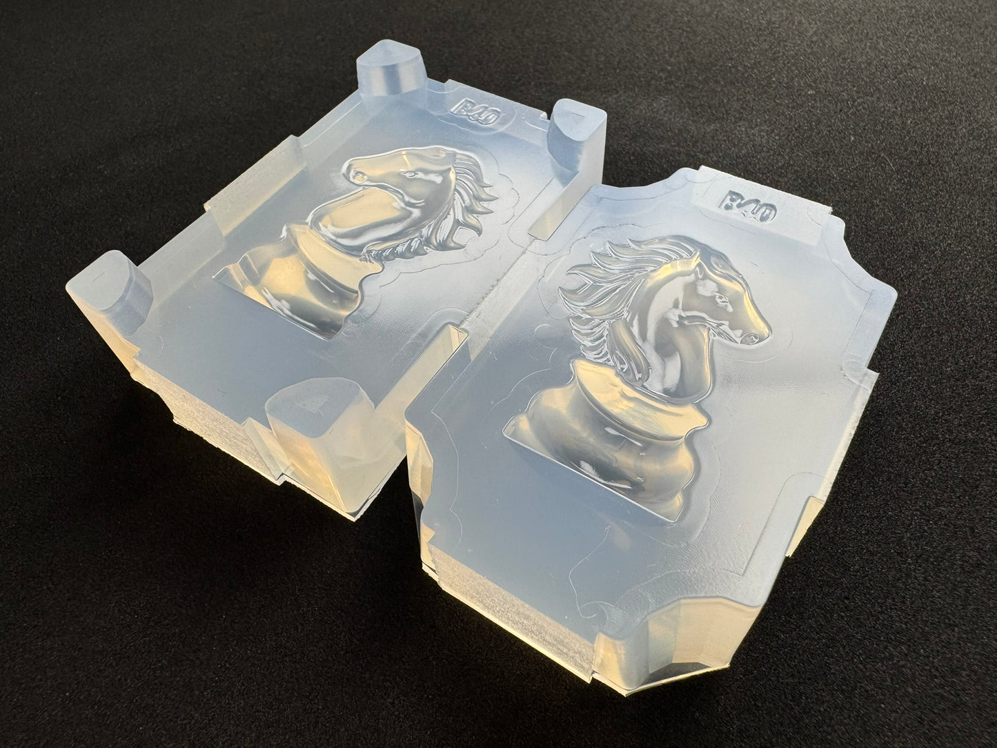 40mm「チェス・ナイトB」レジン用モールド