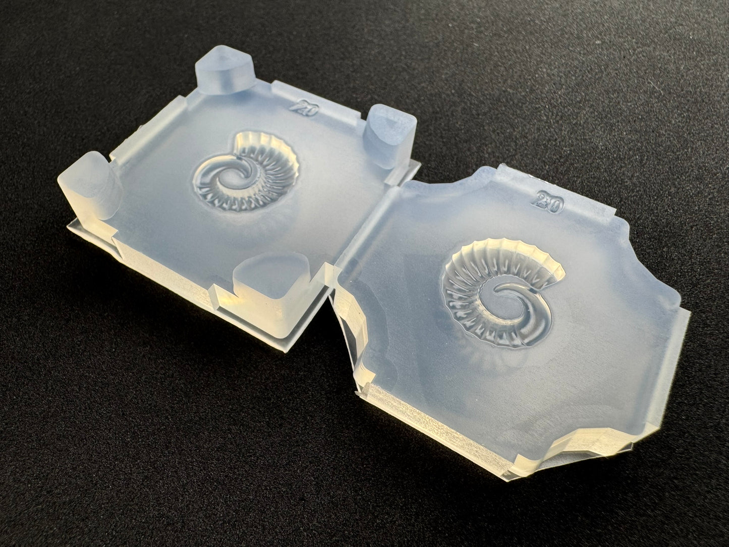 20mm「羊の角」レジン用モールド