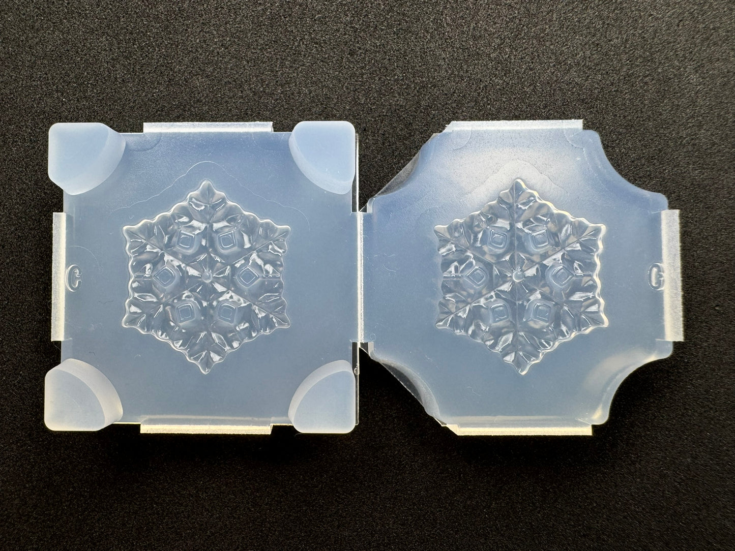30mm「雪の結晶C」レジン用モールド
