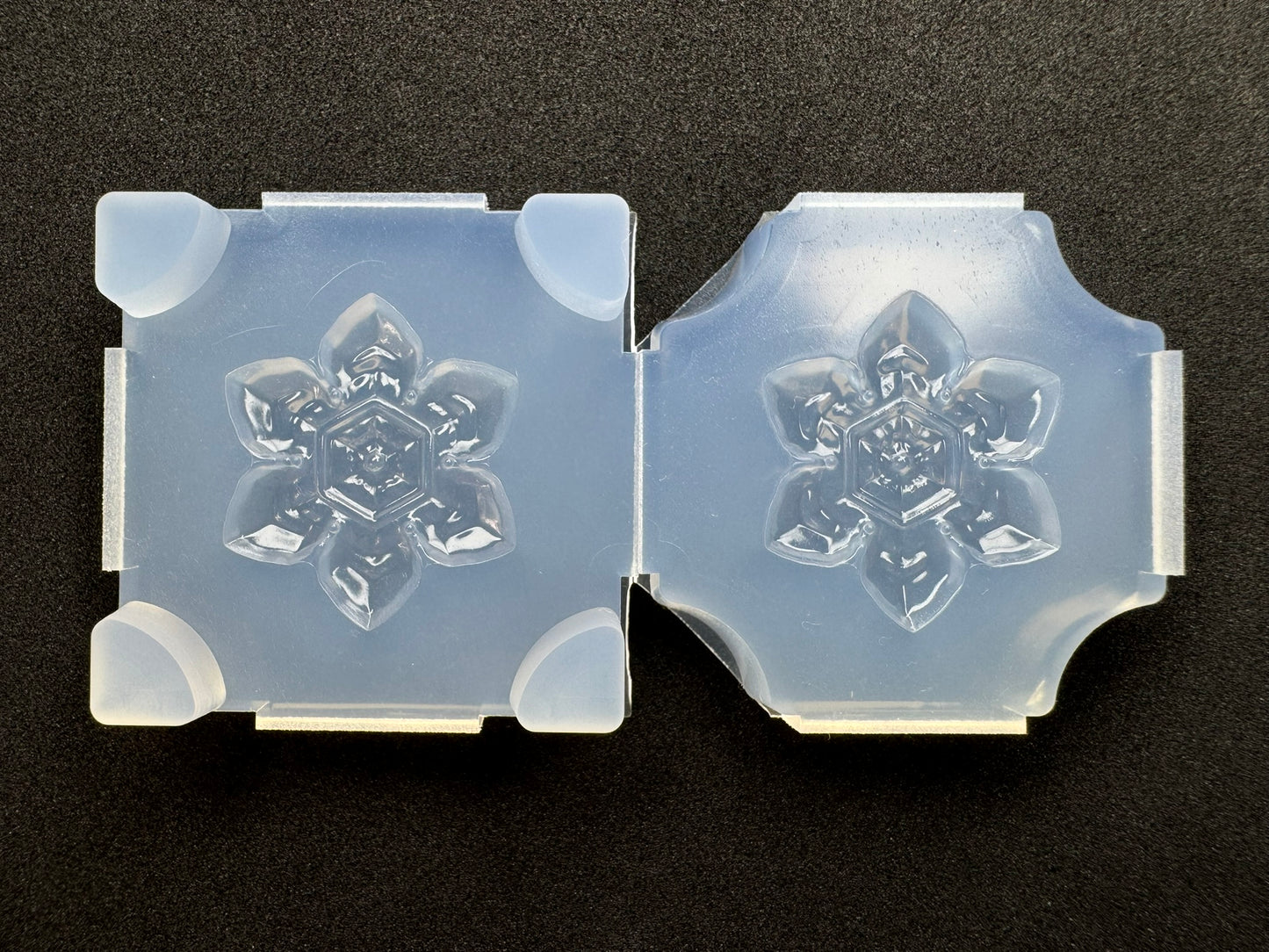 30mm「雪の結晶B」レジン用モールド