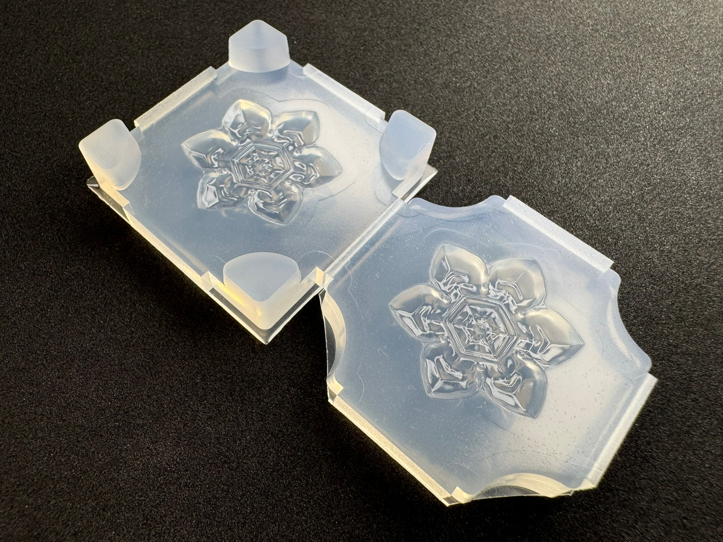 30mm「雪の結晶B」レジン用モールド