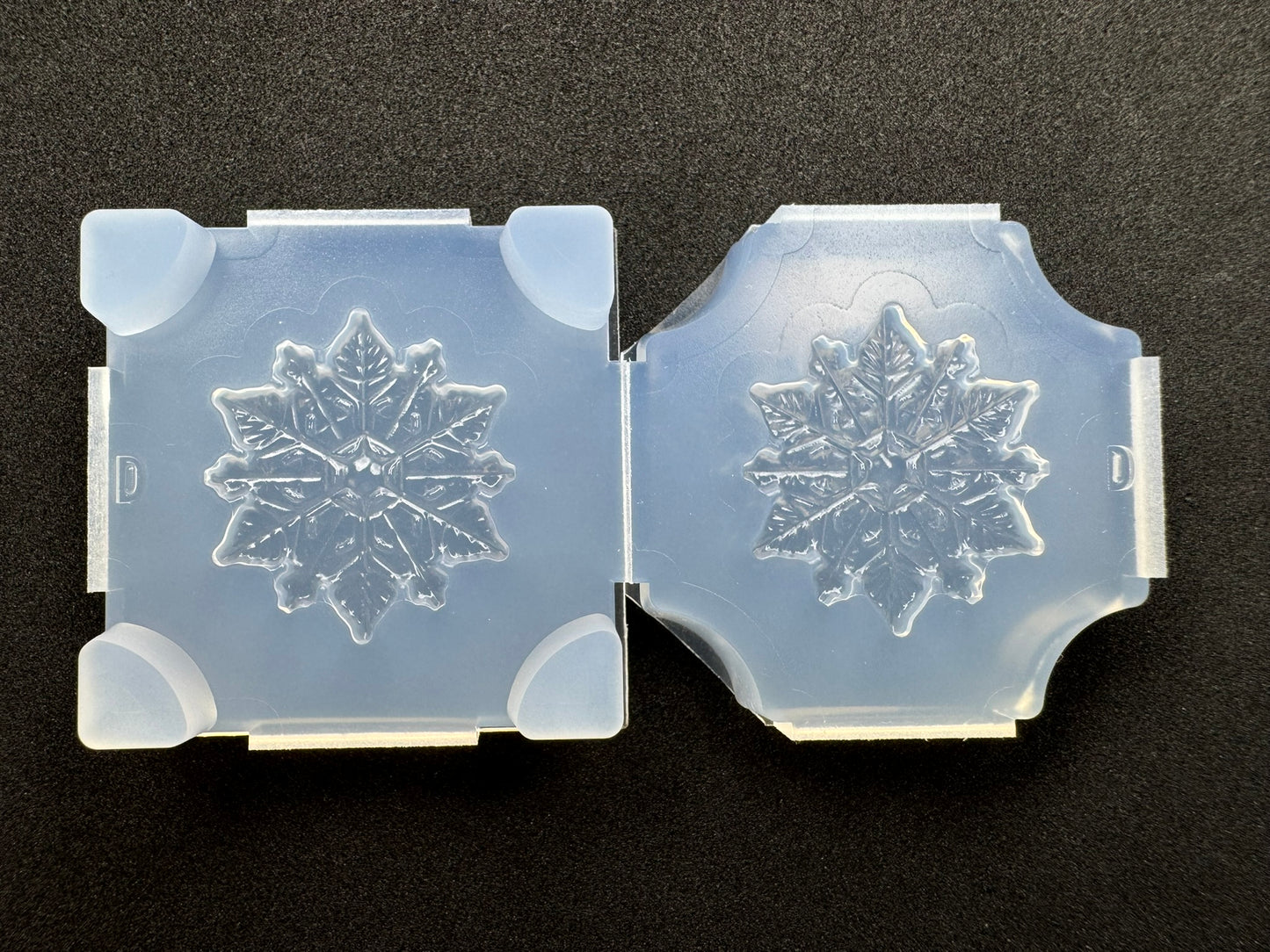 30mm「雪の結晶D」レジン用モールド