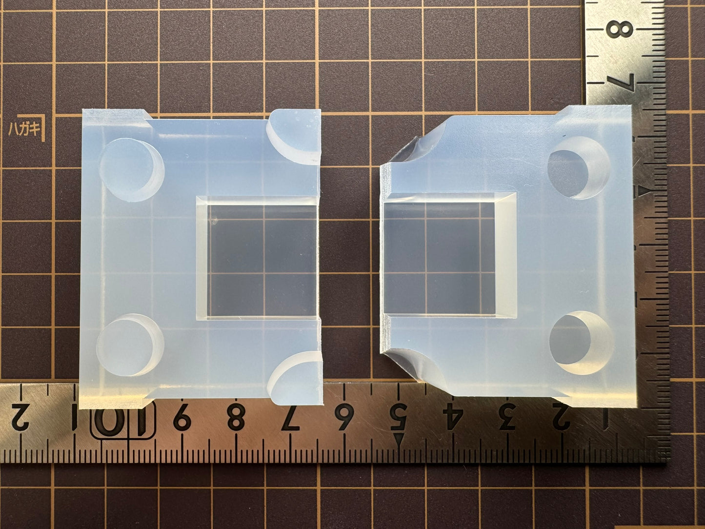 20mm「割り型キューブ」レジン用モールド