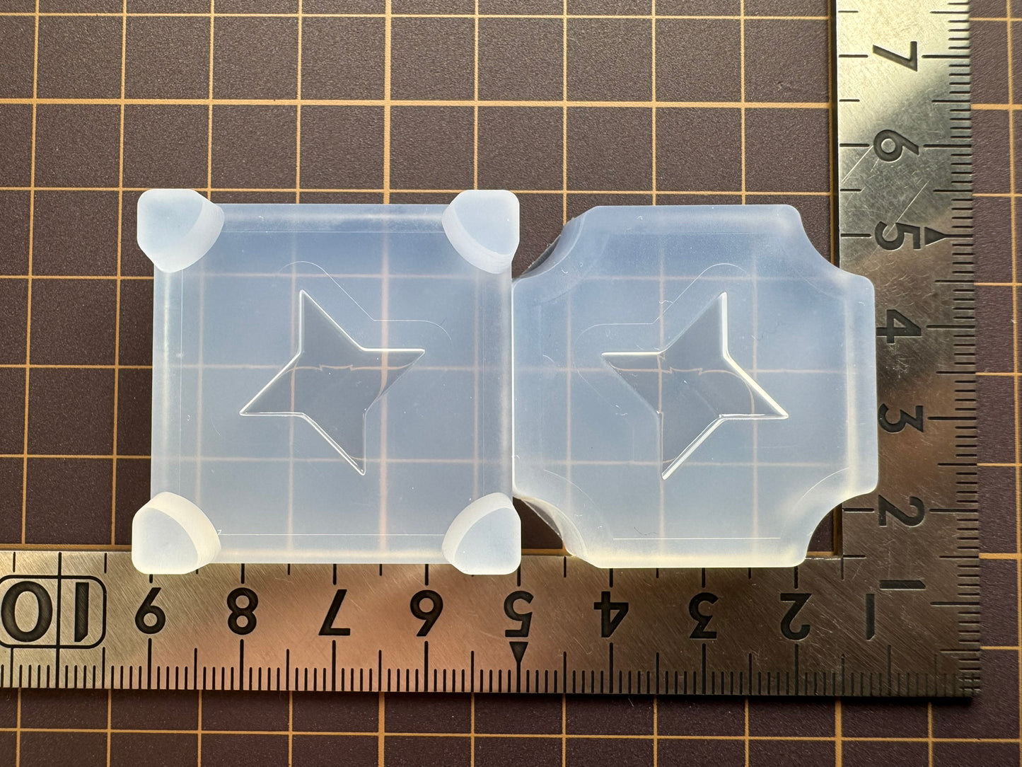 20mm "Origami Shuriken" resin mold