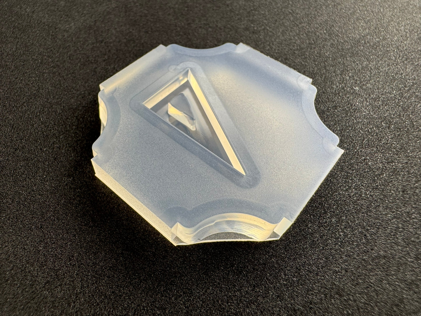 25mm「三角定規（直角三角形）」レジン用モールド