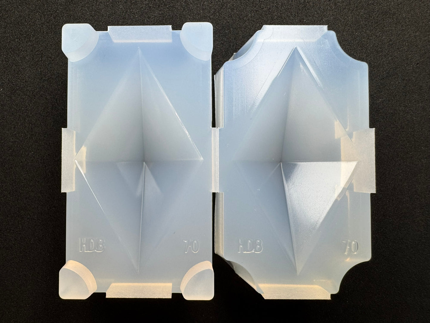 70mm「ひらぺたダイヤB」レジン用モールド