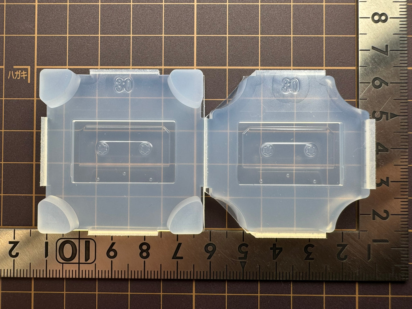 30mm「カセットテープ」レジン用モールド