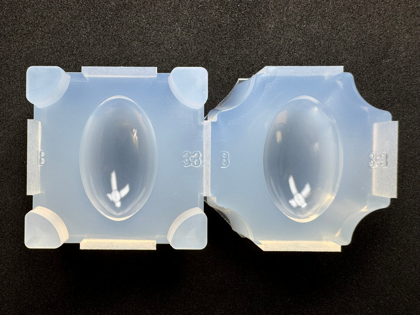 33mm「オーバルB」レジン用モールド