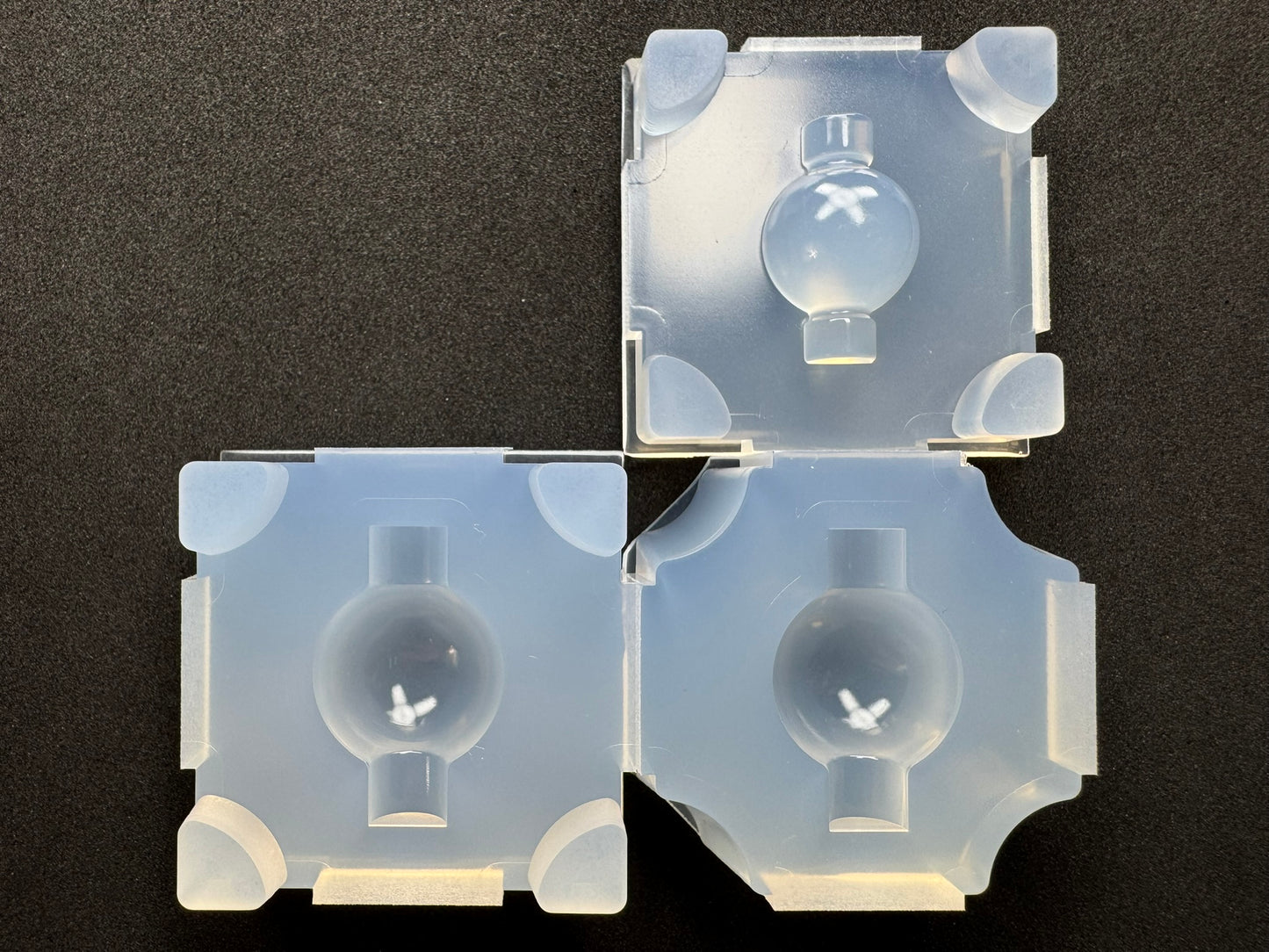 20mm「穴あき空洞球体」レジン用モールド