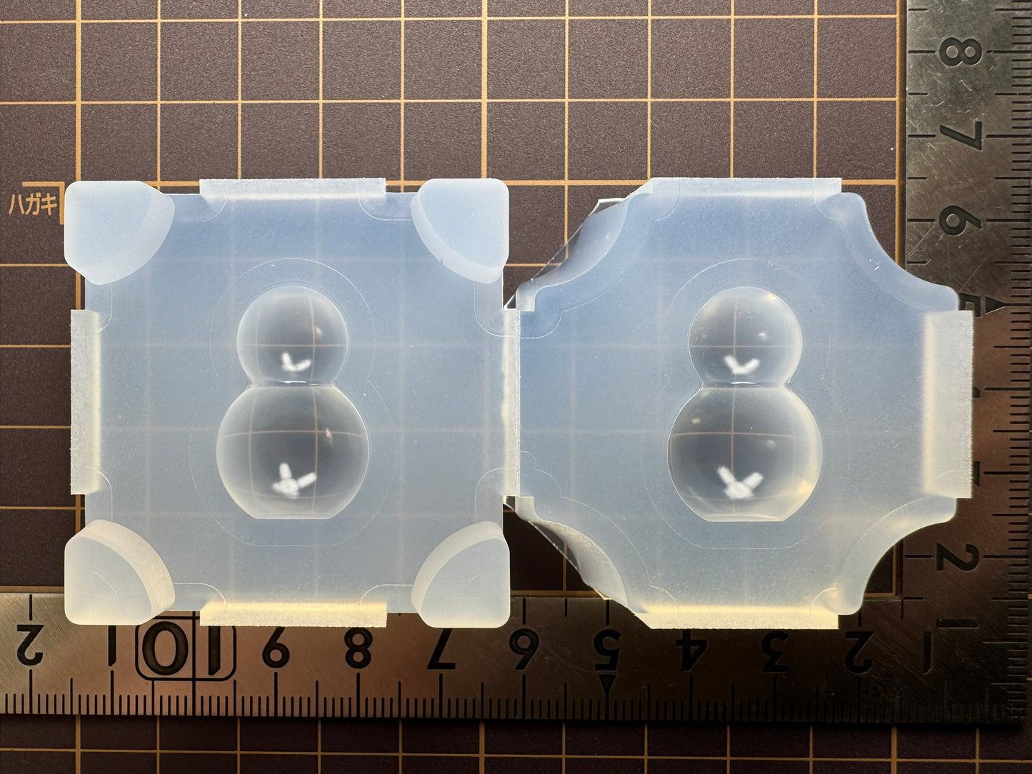 "Snowman" resin mold