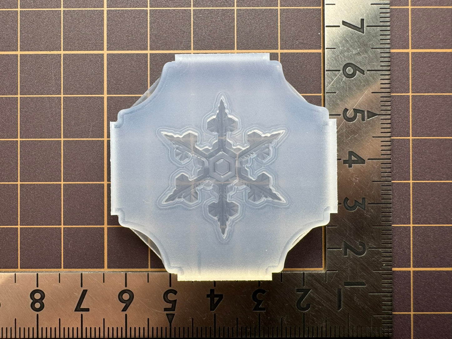 30mm「雪の結晶A」レジン用モールド