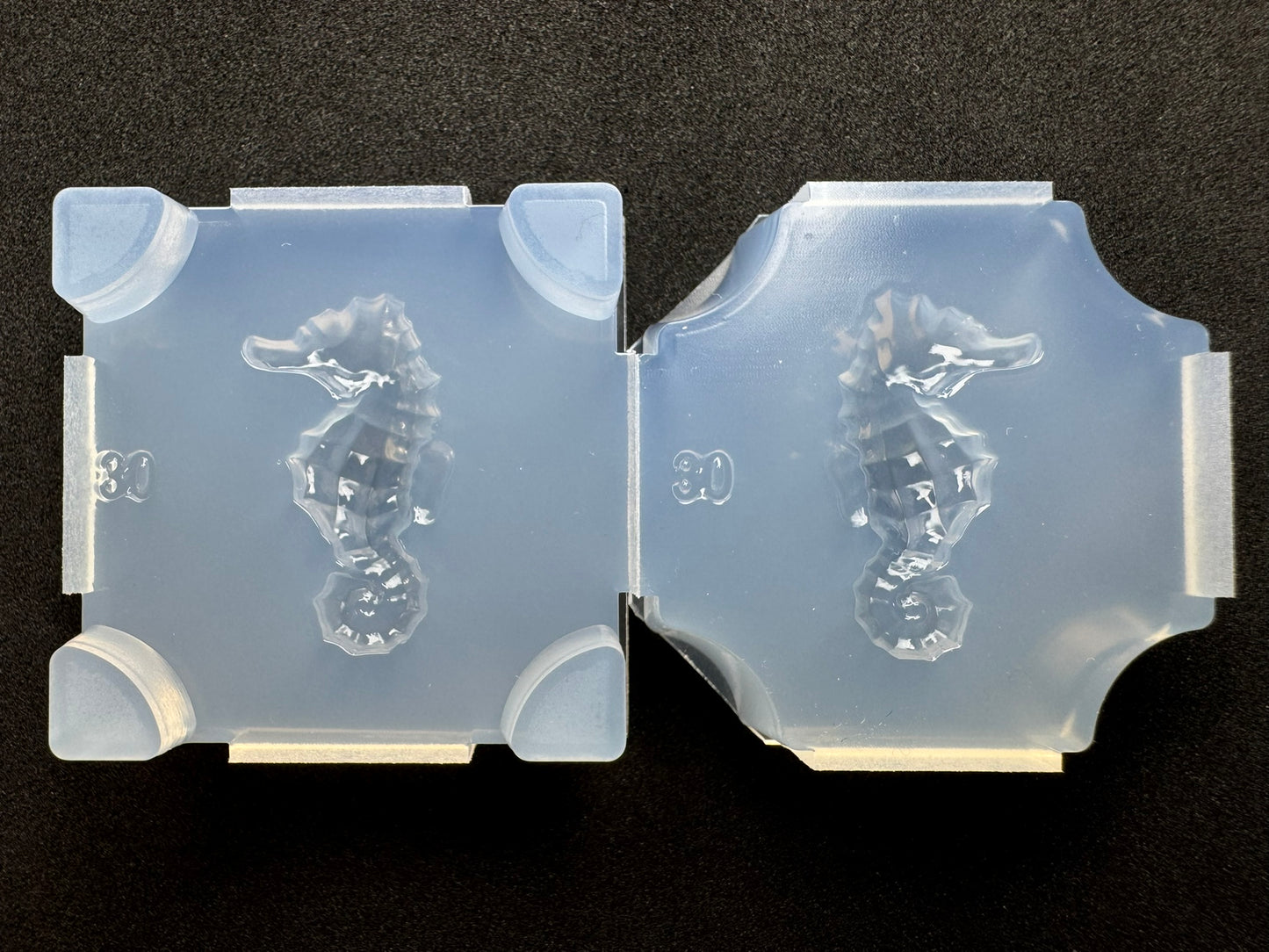 30mm「タツノオトシゴ」レジン用モールド