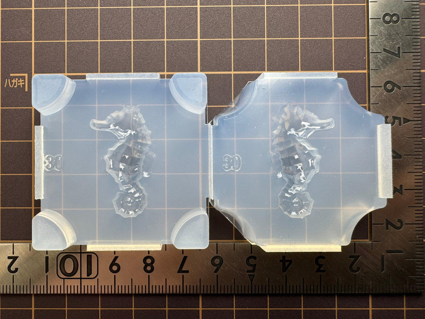 30mm「タツノオトシゴ」レジン用モールド