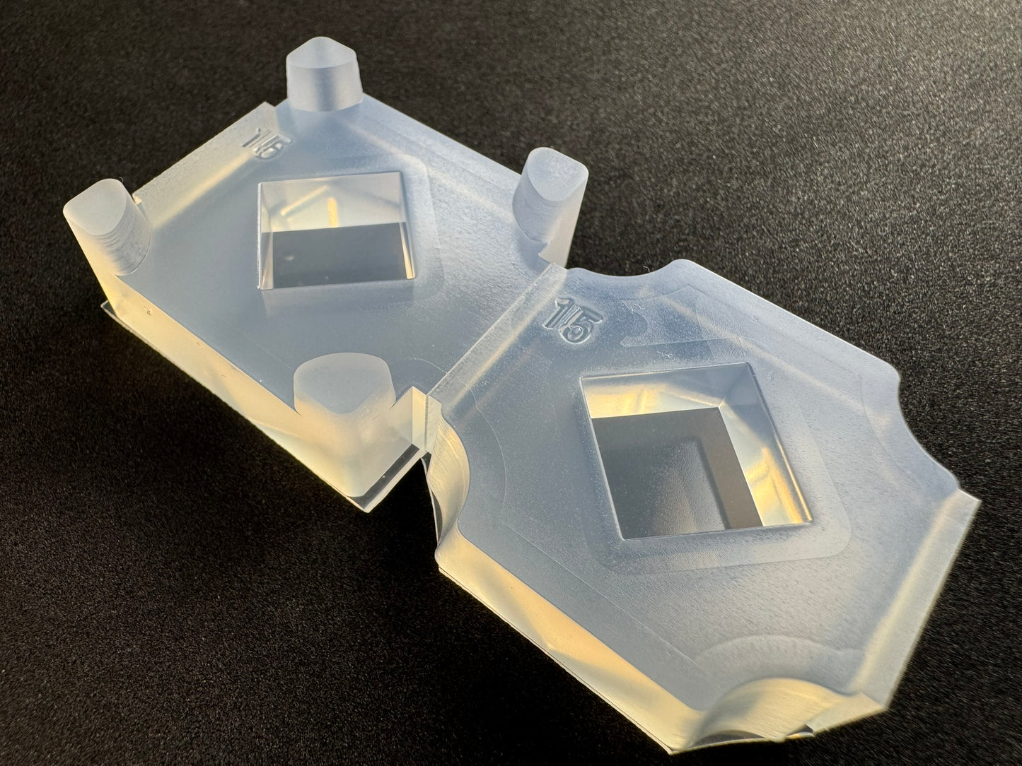 "Laminated Cube" resin mold