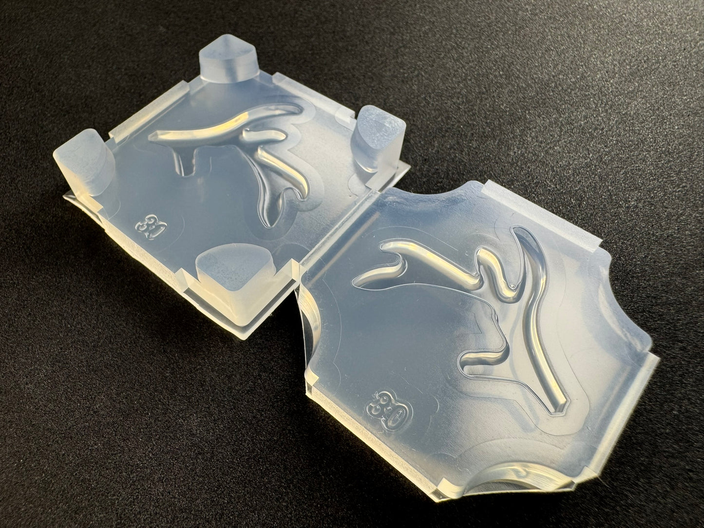 30mm「鹿の角A」レジン用モールド