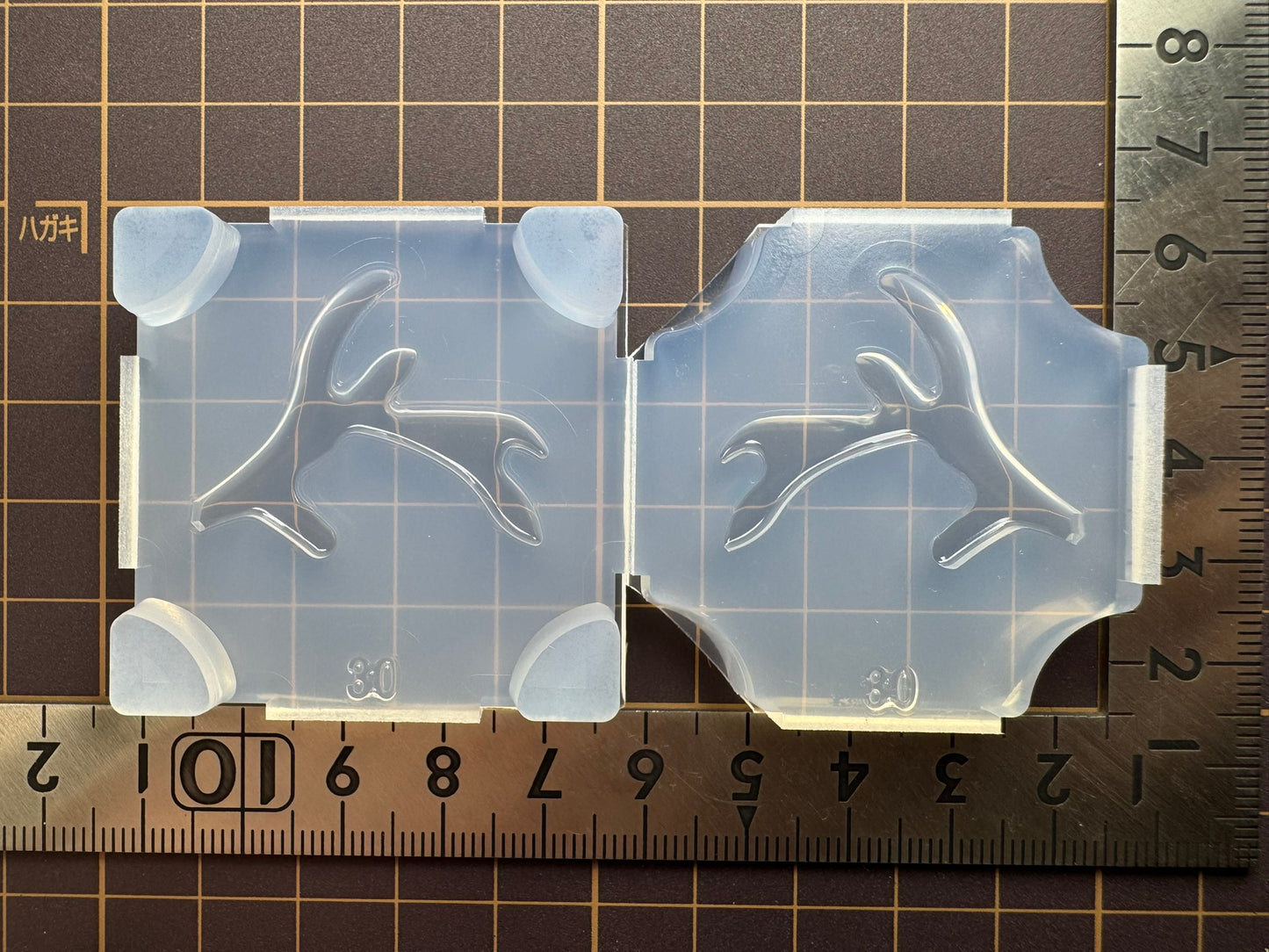 30mm「鹿の角A」レジン用モールド